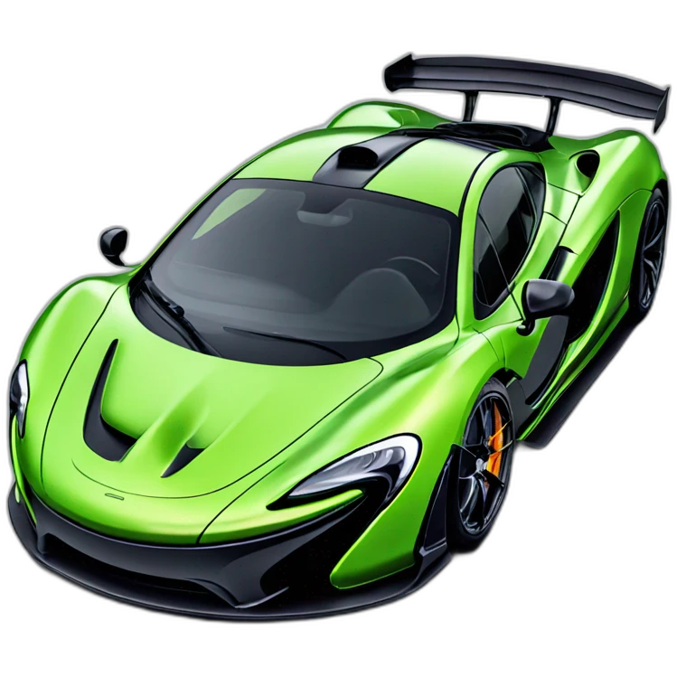 mclaren p1 de course  emoji
