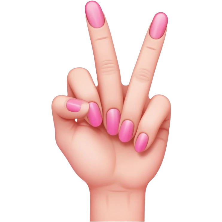 pink middle finger emoji