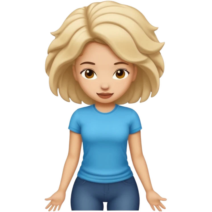 Girl shaking her ass emoji