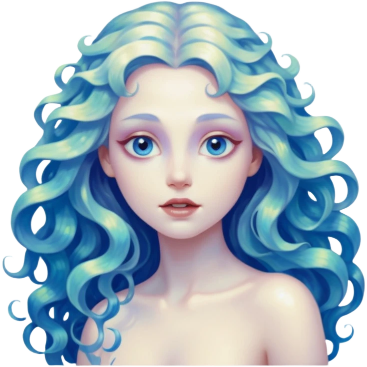 aesthetic brilliant divine lighting, oil paint  -  hieronymus bosch phantasmagoric mutated beautiful ethereal body of sirens emoji