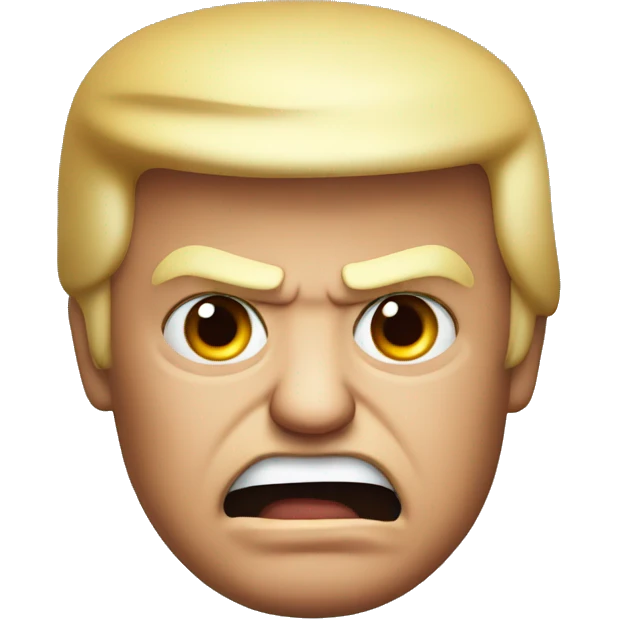 Angry Donald trump emoji