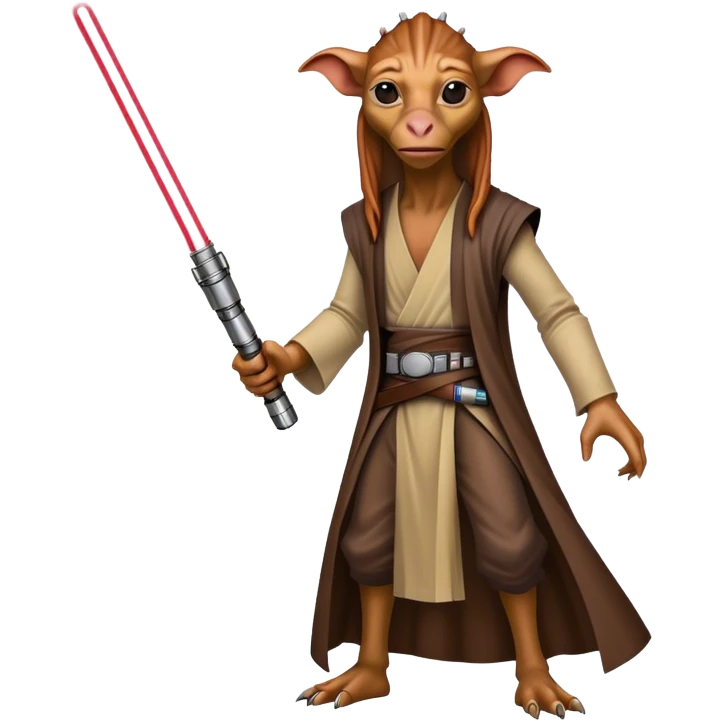 Darth Jar Jar Binks lightsaber emoji