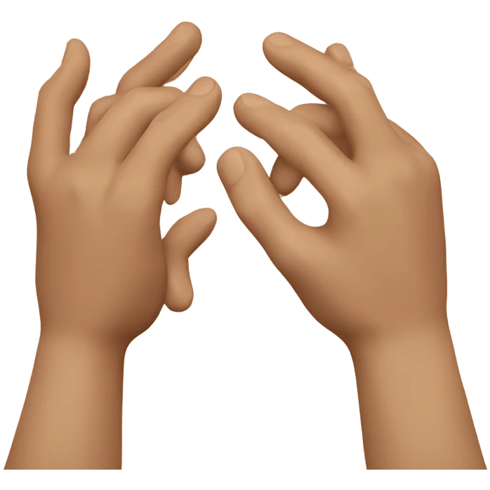 Hands shaping pottery emoji