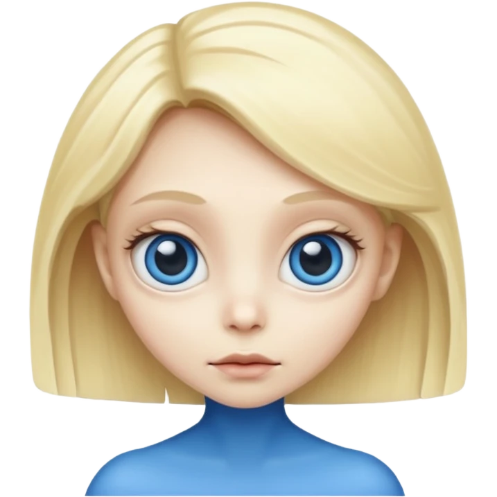 blonde alien emoji