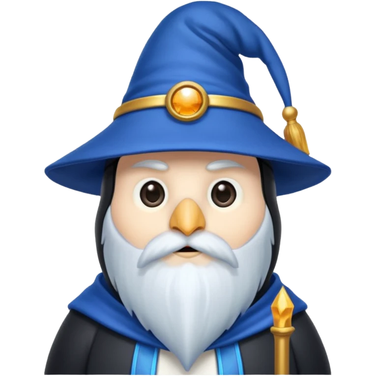 Penguin Wizard emoji