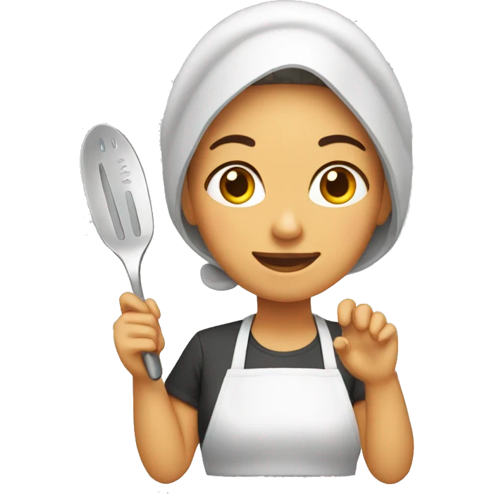 mujer cocinando emoji
