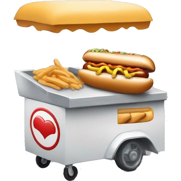 Carrito de hot dogs y hamburguesas qué lleva por nombre  NURSE emoji