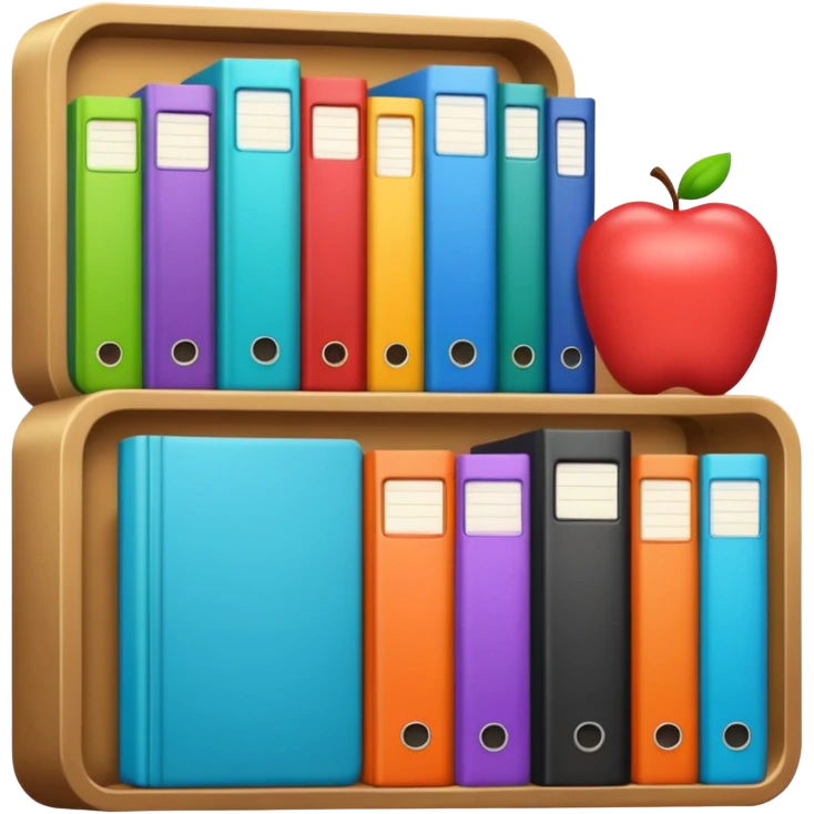 Modern books and journals emoji