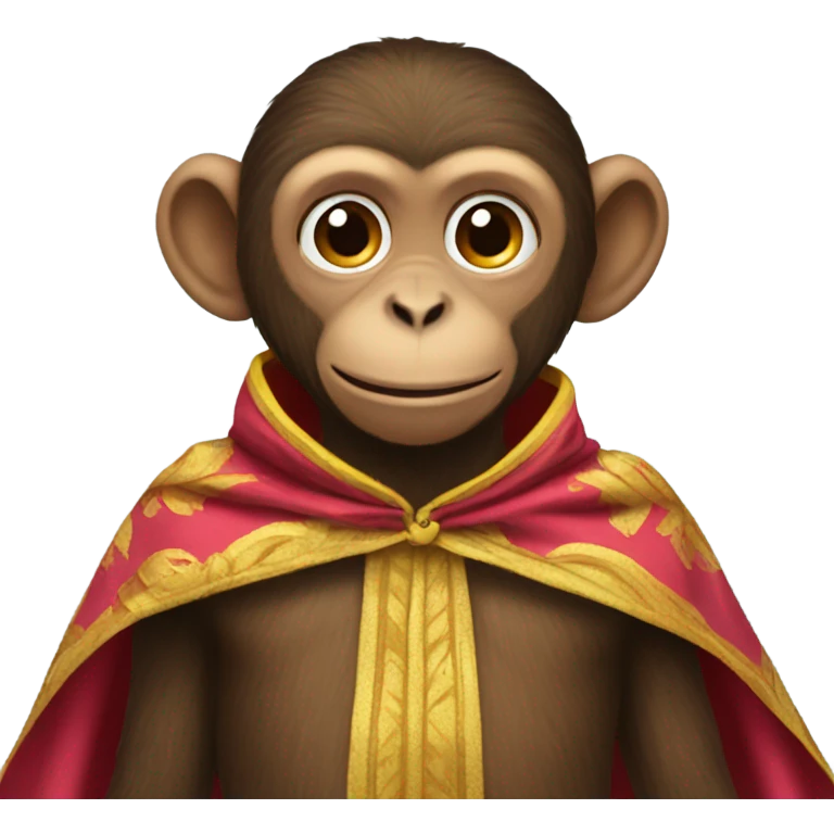 monkey wearing a cape emoji