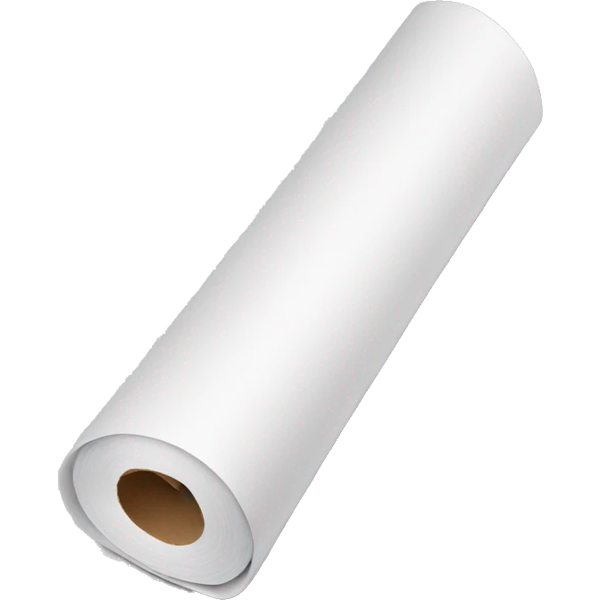 roll of white wrapping paper  emoji