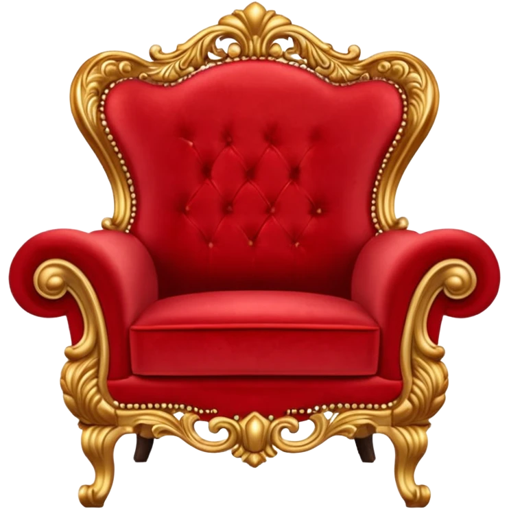 luxurius chair red emoji