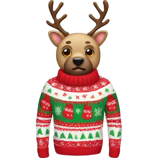 Christmas jumper emoji
