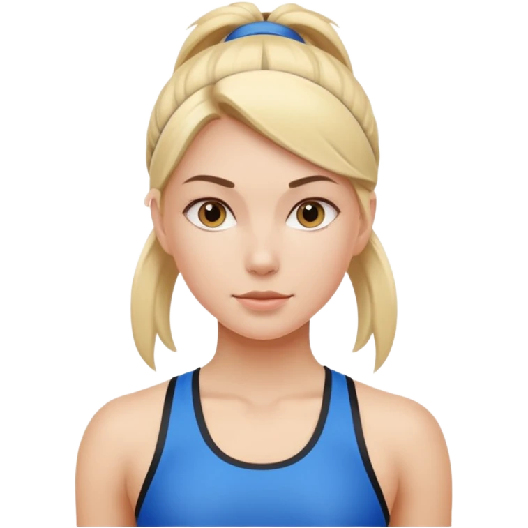 sporty girl emoji