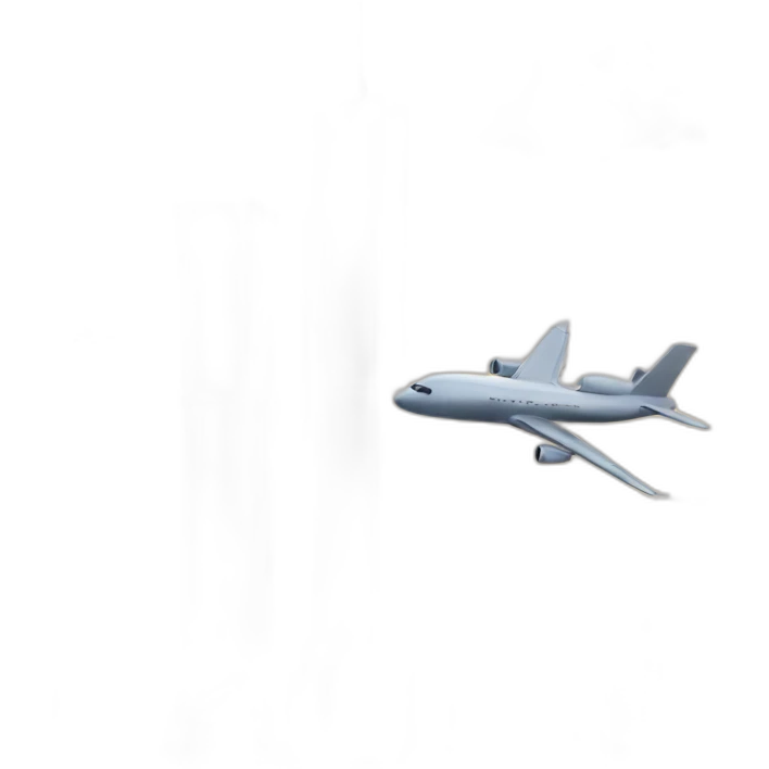 Plane fly towards two towers emoji