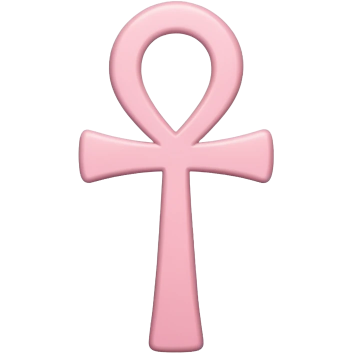 pastle pink anhk emoji emoji