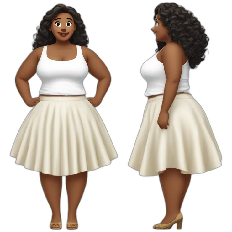 full-body-curvy-beauty-in-a-windy skirt white-knickers-both-sides emoji