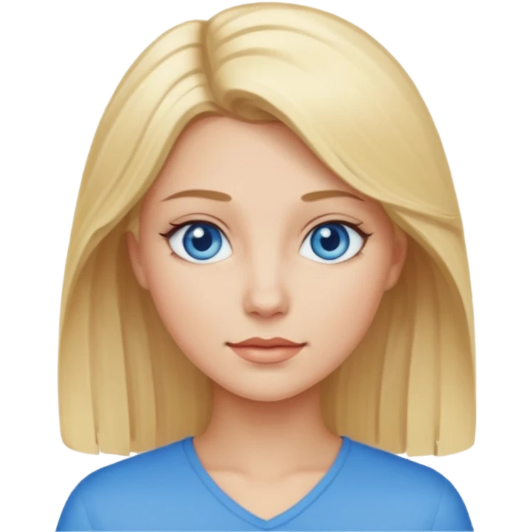 Mujer connpelo rubio emoji