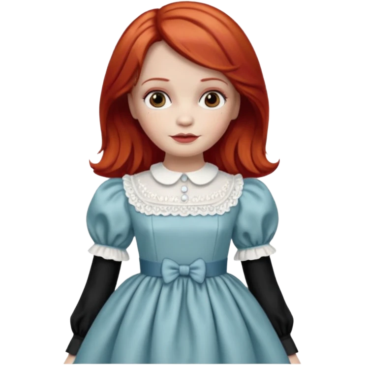annabelle doll red hair emoji