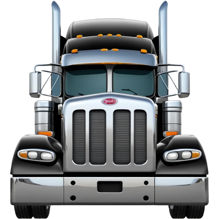 18 wheeler Peter belt facing me  emoji