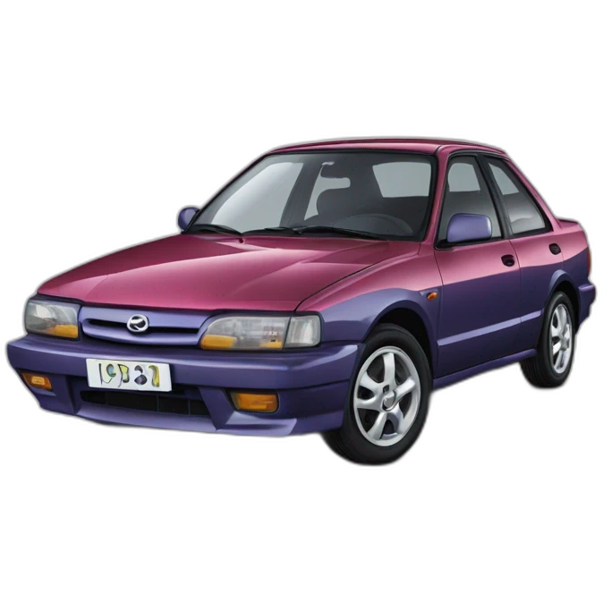 1995 mazda 323 astina rage emoji