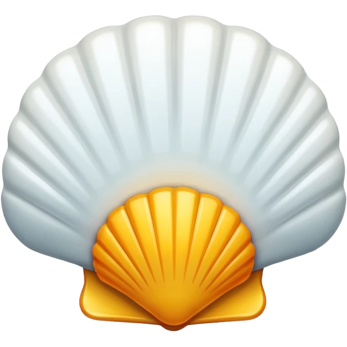 Shell WHITE JUST WHITE emoji