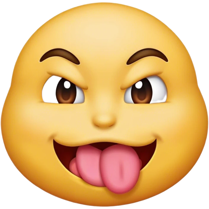 fa un emoji care scoate limba ca un copil rasfatat si enervant emoji