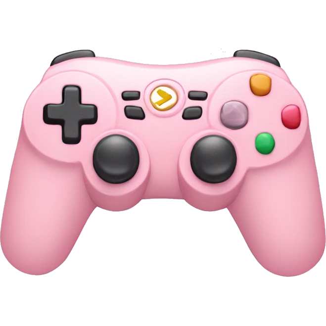 Light pink video game controller emoji