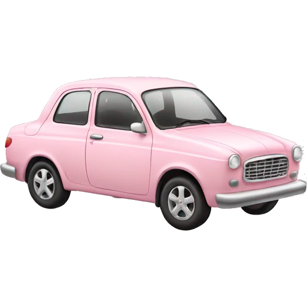 light pink car emoji