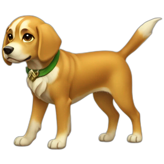 zelda-link-walking-dog emoji