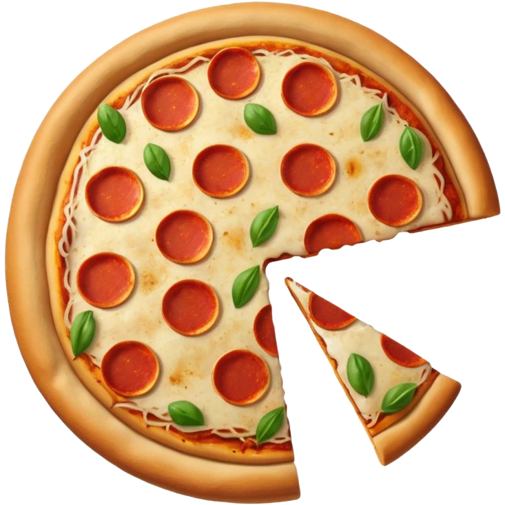 Pizza and bread with oil and vinegar  emoji