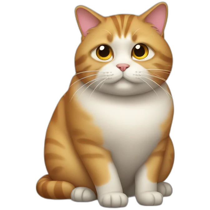 Fat cat emoji
