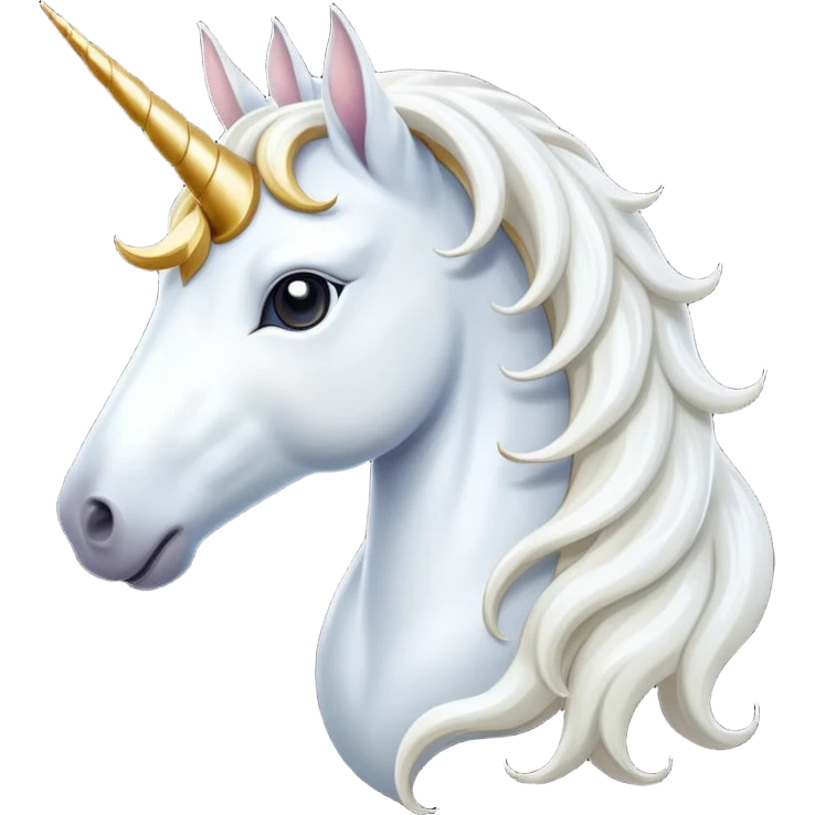 unicorn mythical animal. emoji