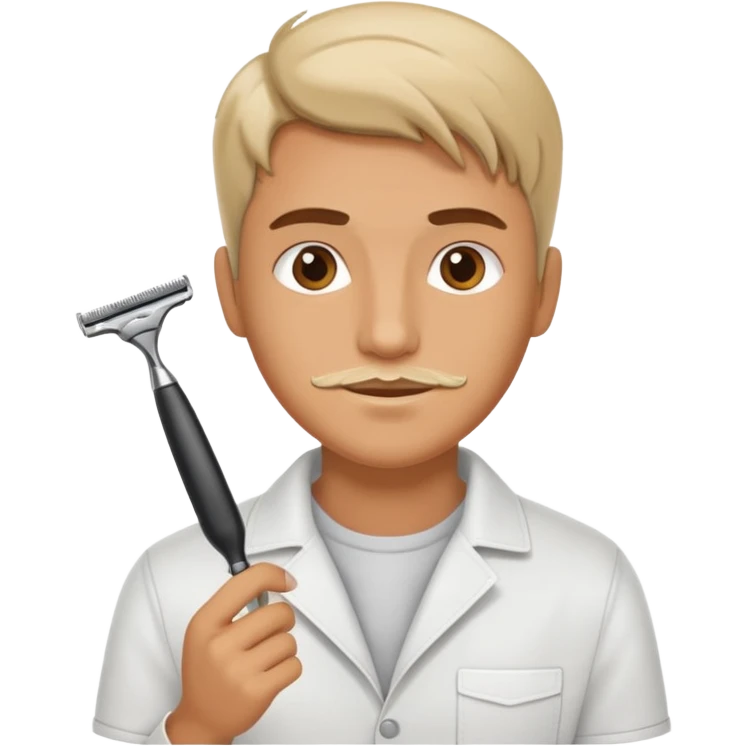 hairdresser razor emoji