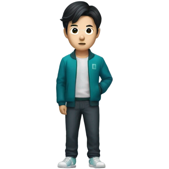 Hwang Jun ho from squid games emoji