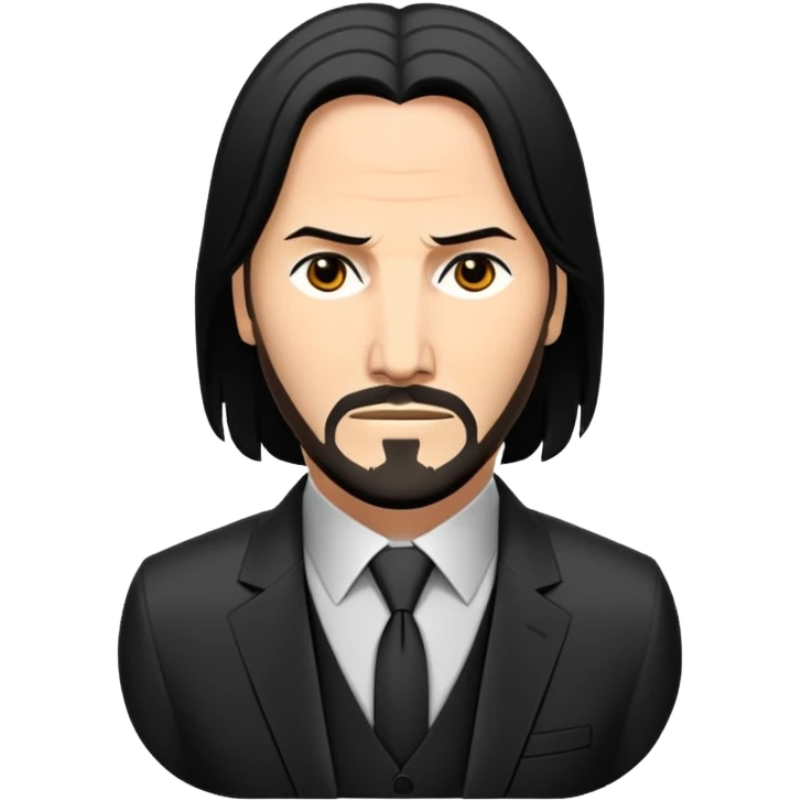 Elinde silah tutan jon wick emoji