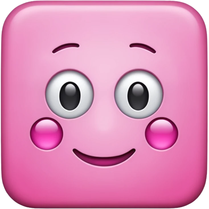 simple pink square emoji