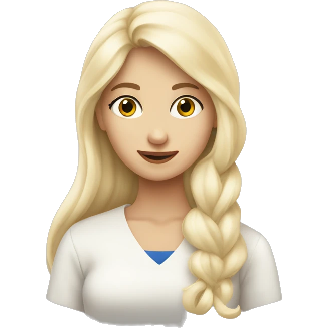 Ragazza bionda finlandese  emoji