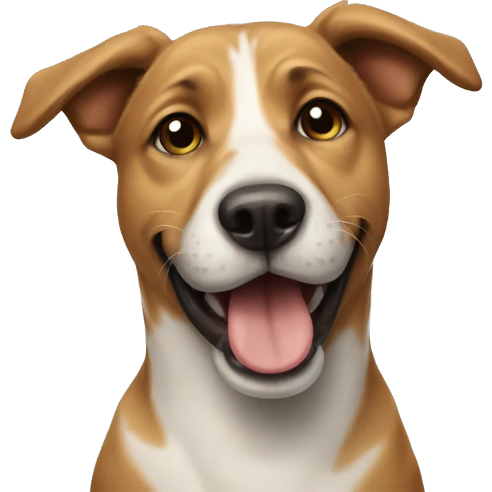 Dog happy  emoji