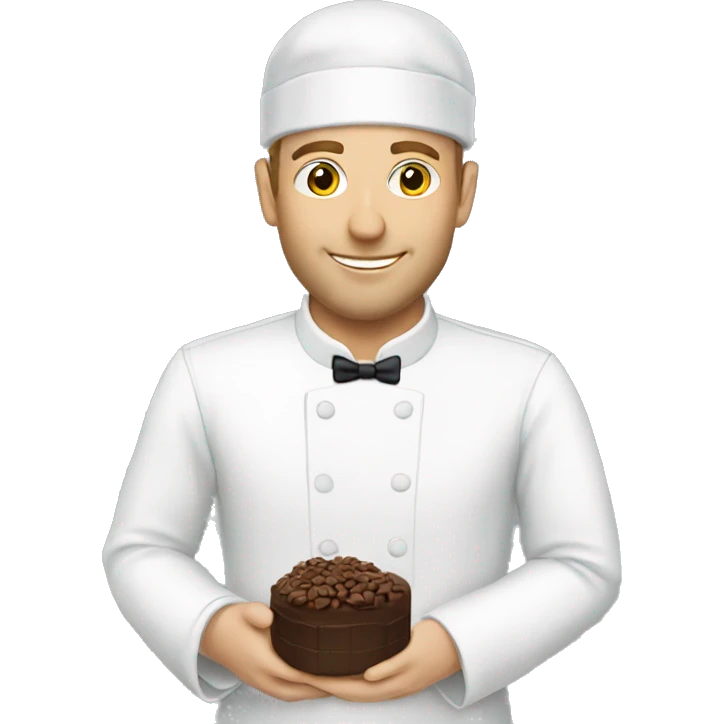 White male Wedding chocolatier emoji