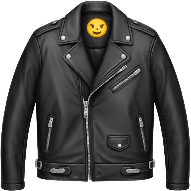 leather jacket emoji