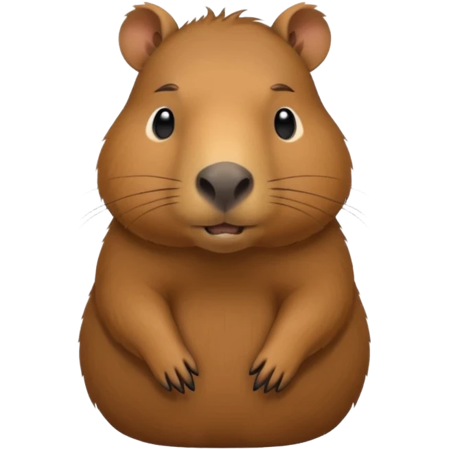 Capybara emoji