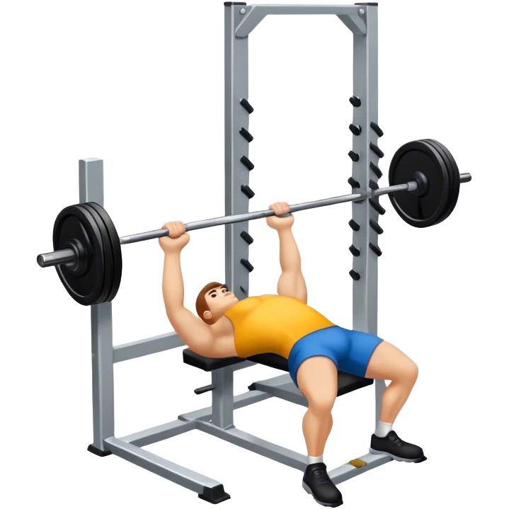 close-grip flat-benchpress emoji