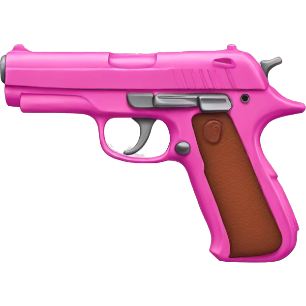 Pink gun emoji