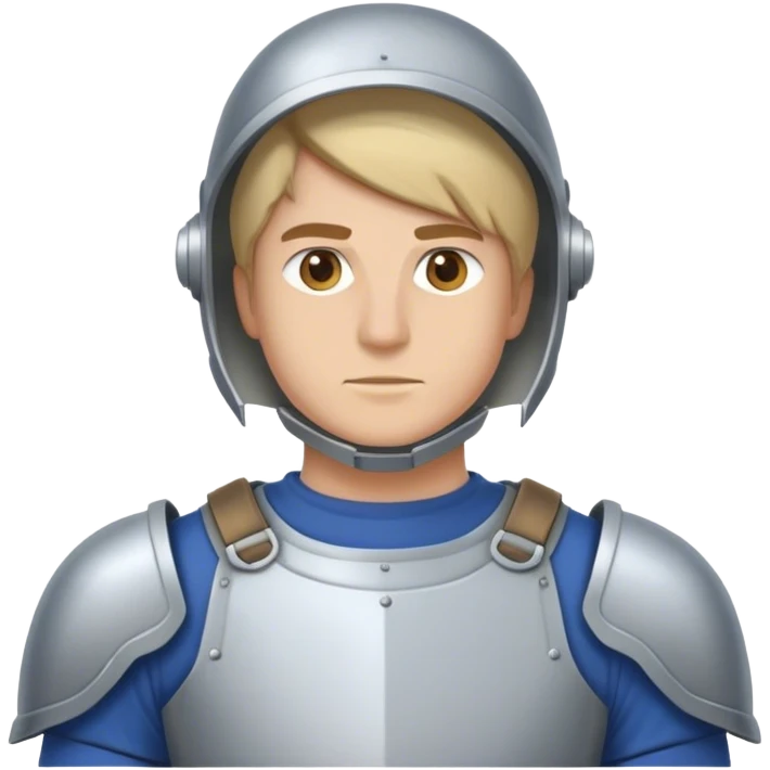 Iemand met franse kapsel en een underarmour tshirt emoji