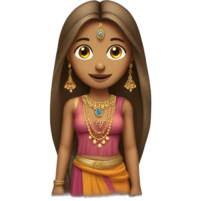 indian-girl-with-long-hair-and-long-face-wearing-earings emoji
