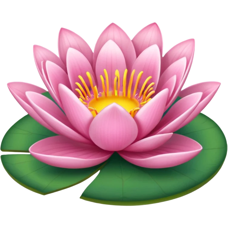pink lilypad emoji