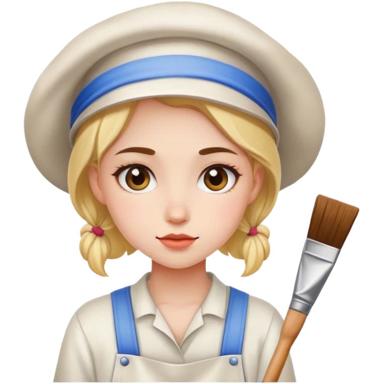 Painter girl emoji