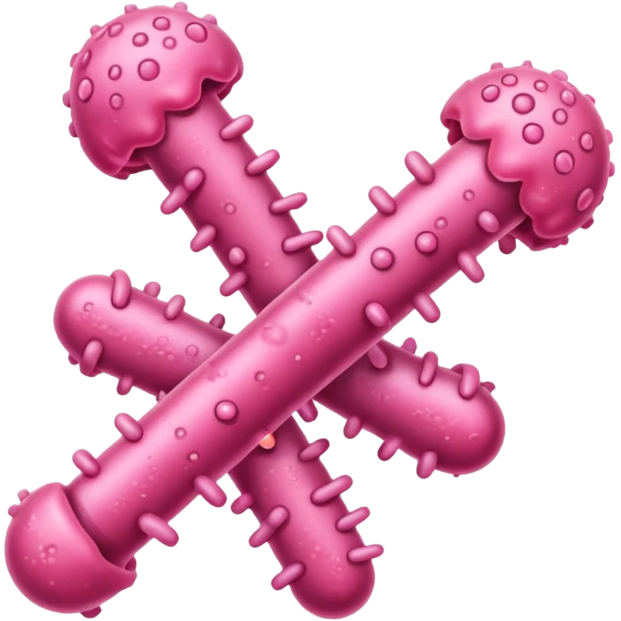 pink bacteria emoji