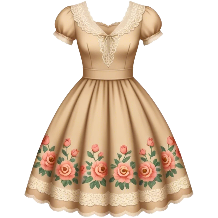 Vintage dress emoji