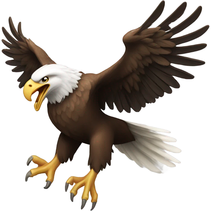 Eagle carrying a ram emoji